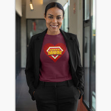 Charger l&#39;image dans la galerie, T-shirt Bio - Femme - Super Mom Coeur