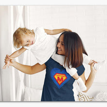 Charger l&#39;image dans la galerie, t-shirt Bio -  Femme - Super mom coeur V1