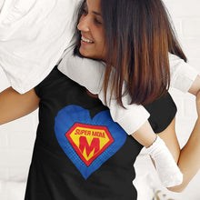 Charger l&#39;image dans la galerie, t-shirt Bio -  Femme - Super mom coeur V1
