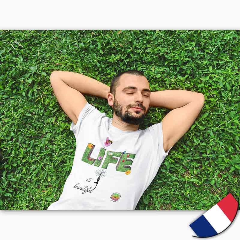 T-shirt Bio - Homme - [made in France] - Life is Beautiful