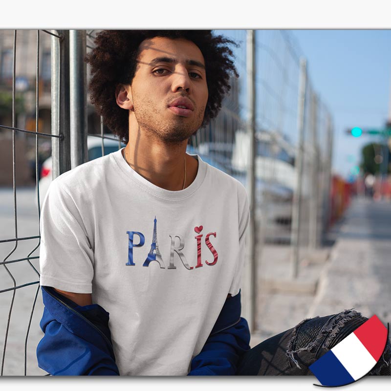 T-shirt Bio - Homme - [made in France] - Paris