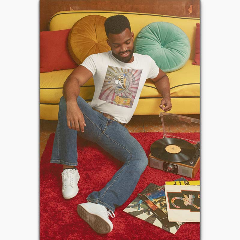 T-shirt Bio - Homme - Vintage