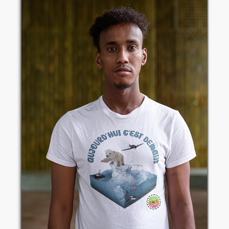 T-shirt Bio - Homme - Aujourd`hui c`est demain