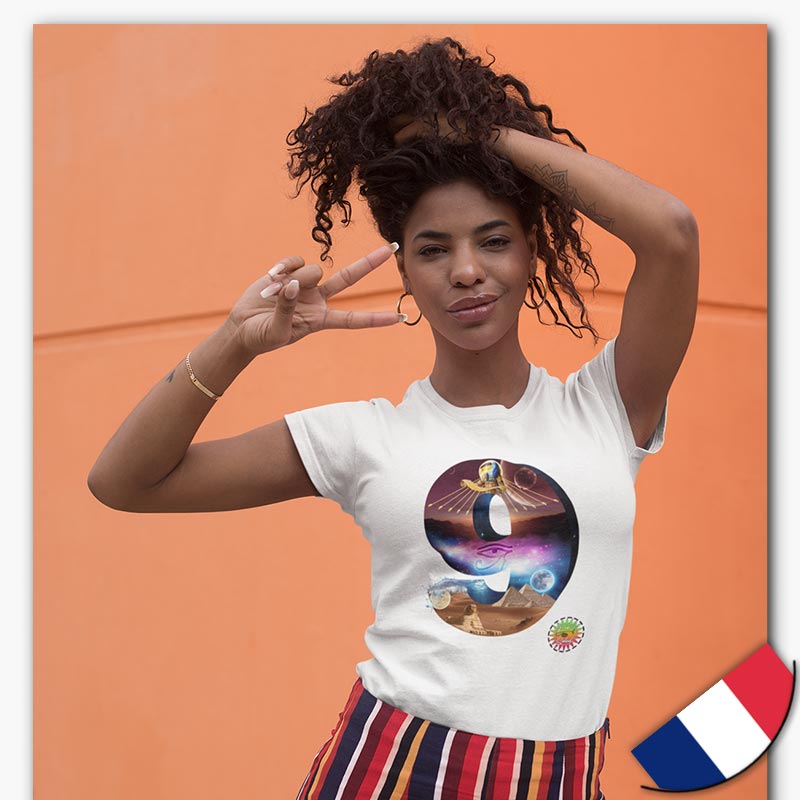 T-shirt Bio - Femme - [made in France] - Egypte Thot Neuf