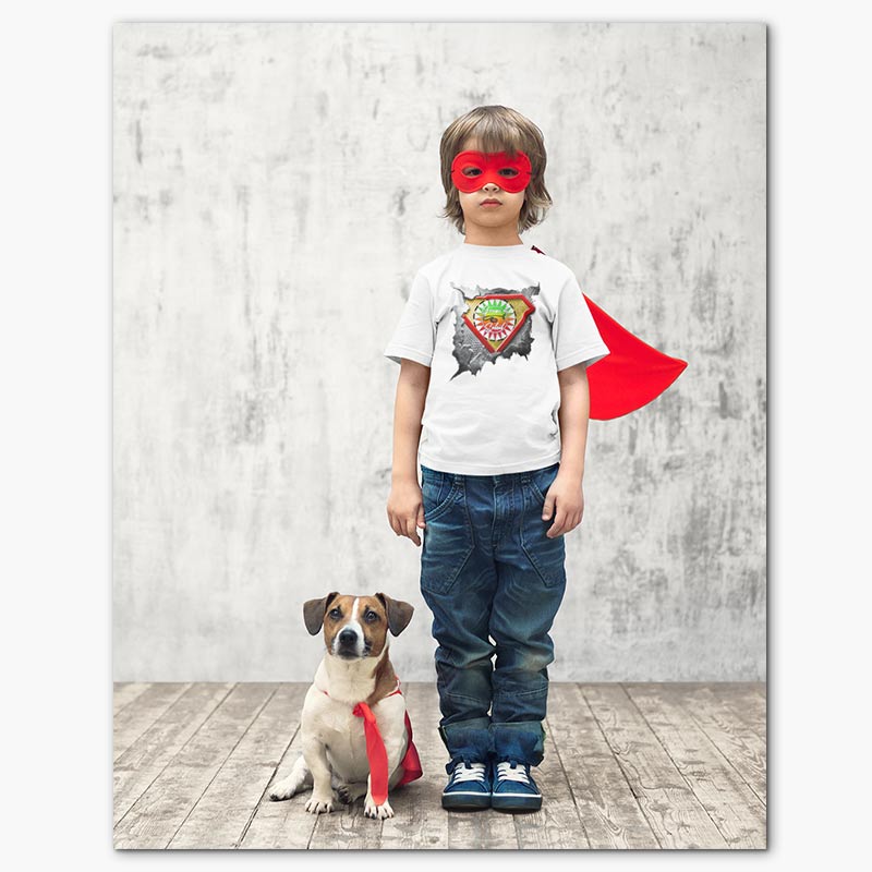T-shirt Bio - Enfant/Adolescent - Super Graine de Soleil