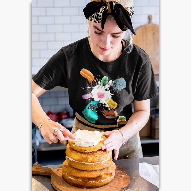 T-shirt Bio - Femme - Macarons [variante]