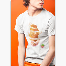 Charger l&#39;image dans la galerie, T-shirt Bio - Homme - Orange Splash