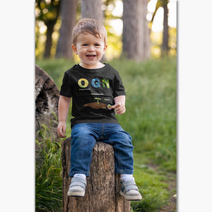 T-shirt Bio - Enfant/Adolescent - OGN (Noir)